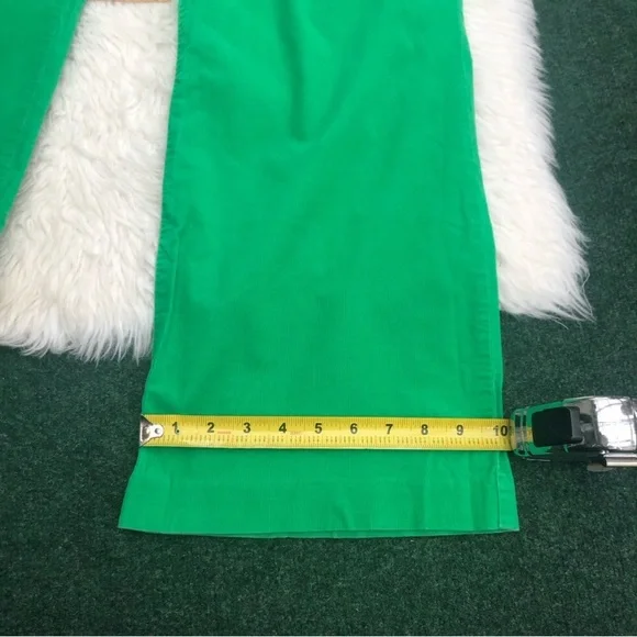 Lilly Pulitzer Green Corduroy Pants Cords - Picture 10 of 14